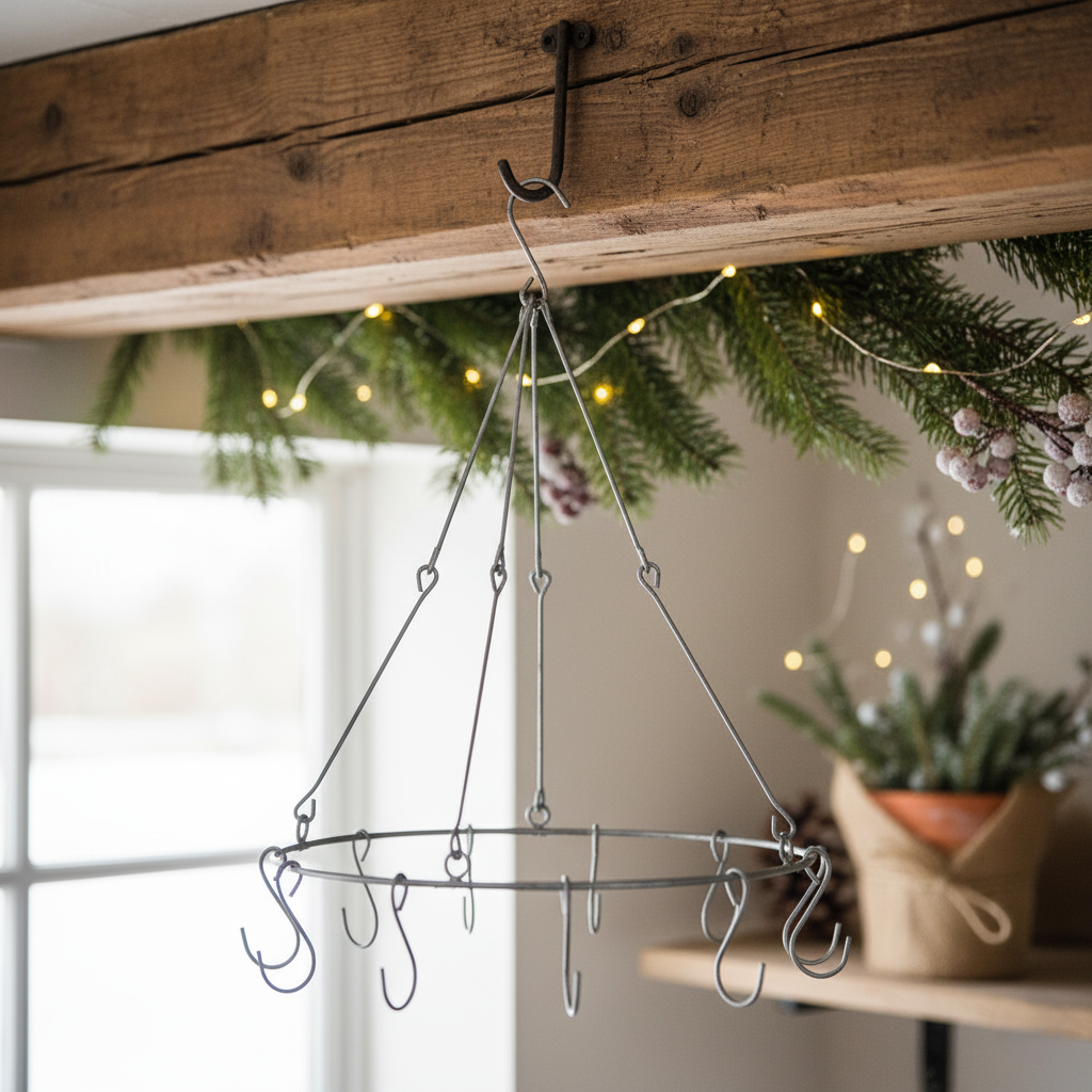 Deko-, Weihnachtsaufhänger mit 9 Haken B 30cm x H 40cm | Arbre de Noël Petit