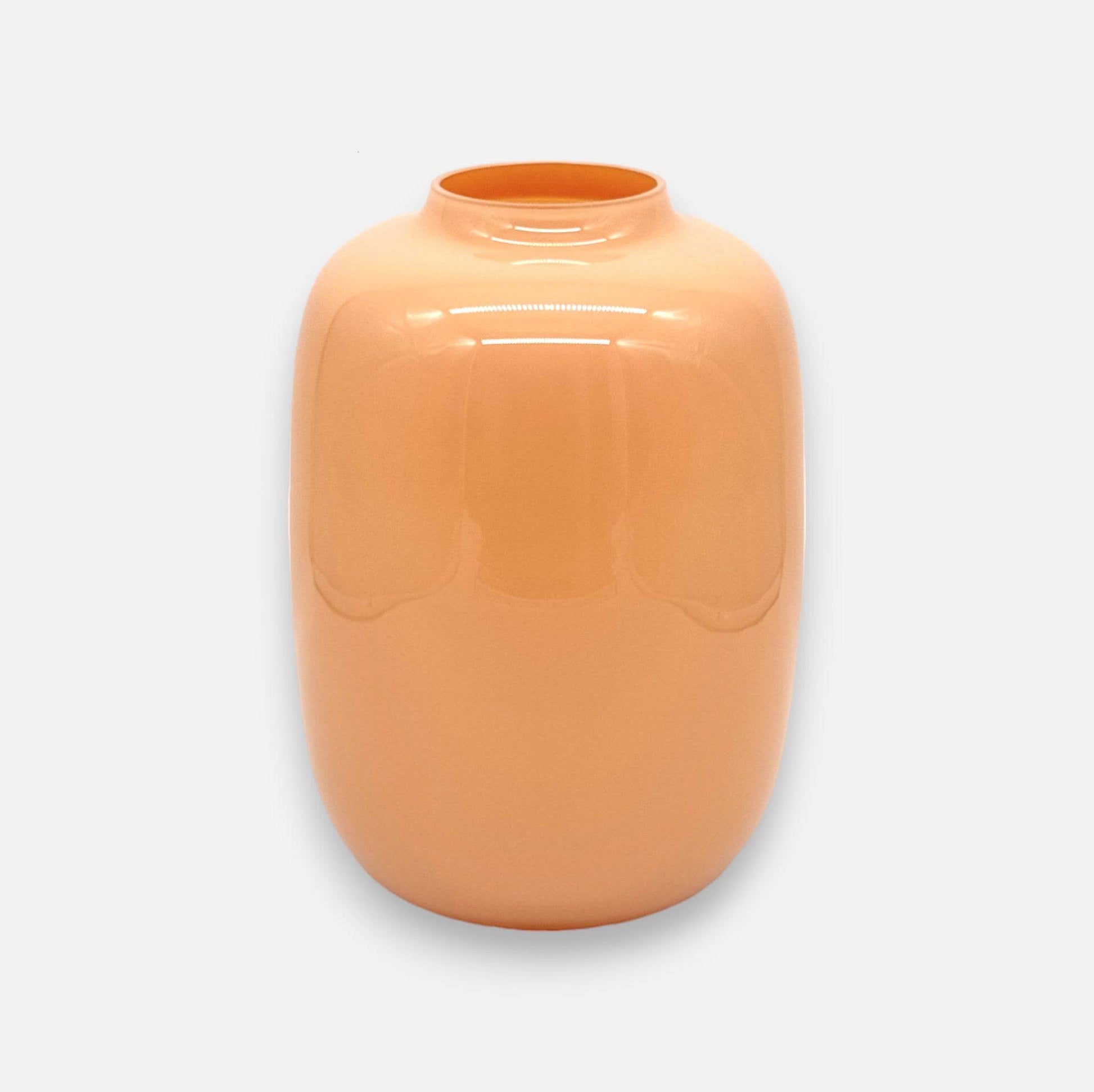 Artelle | Vase aus Glas pastellpfirsich mundgeblasen Ø 21cm x H 29cm - mon-chouchou.ch