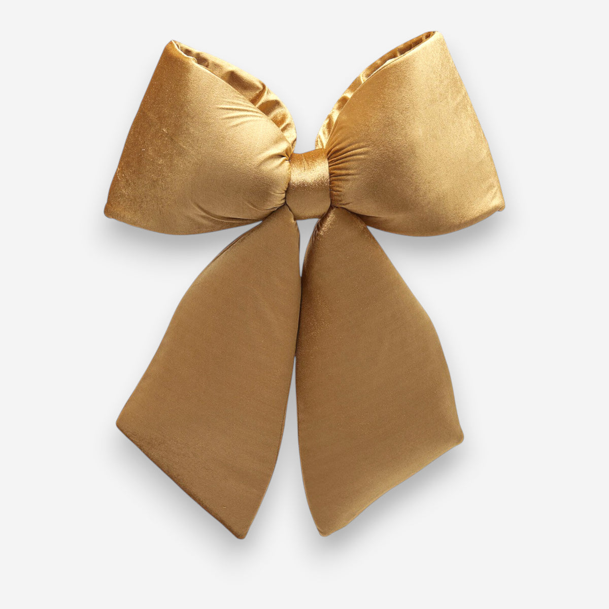 Schleife Samt Schleifenform gold H63cm B60cm, Ansicht 2