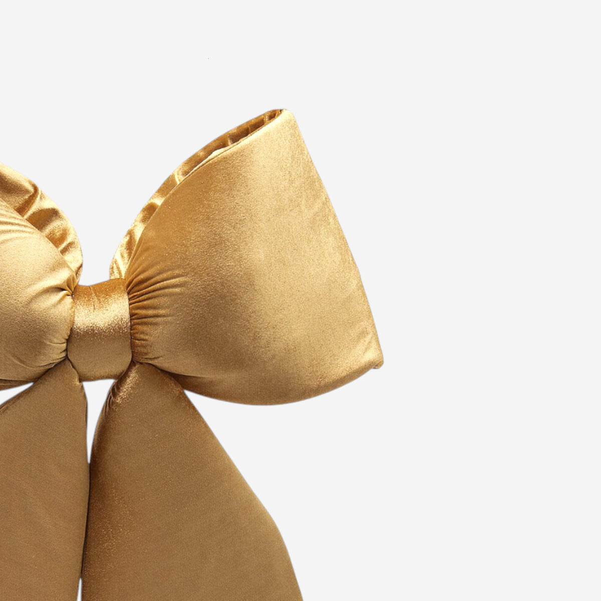 Schleife Samt Schleifenform gold H63cm B60cm, Ansicht 3