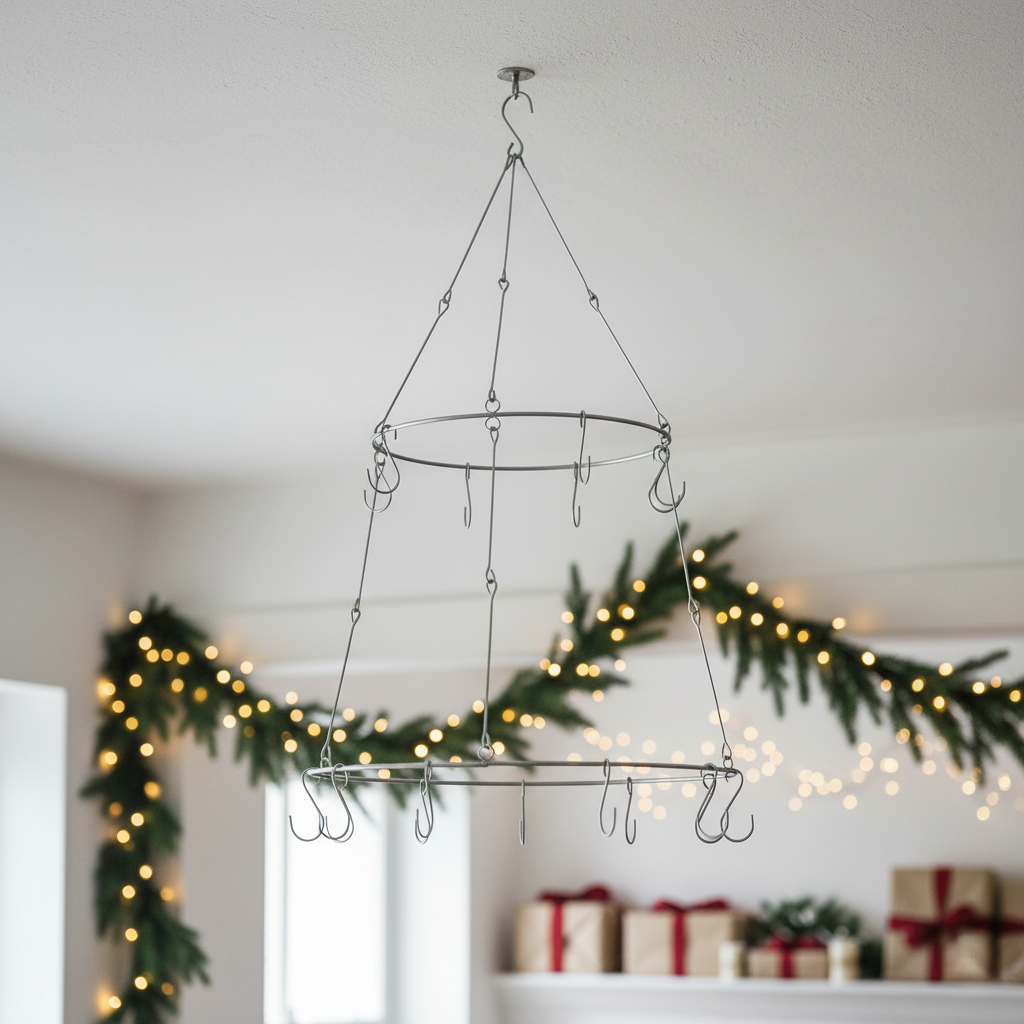 Deko-, Weihnachtsaufhänger mit 15 Haken B 35cm x H 65cm | Arbre de Noël Grand
