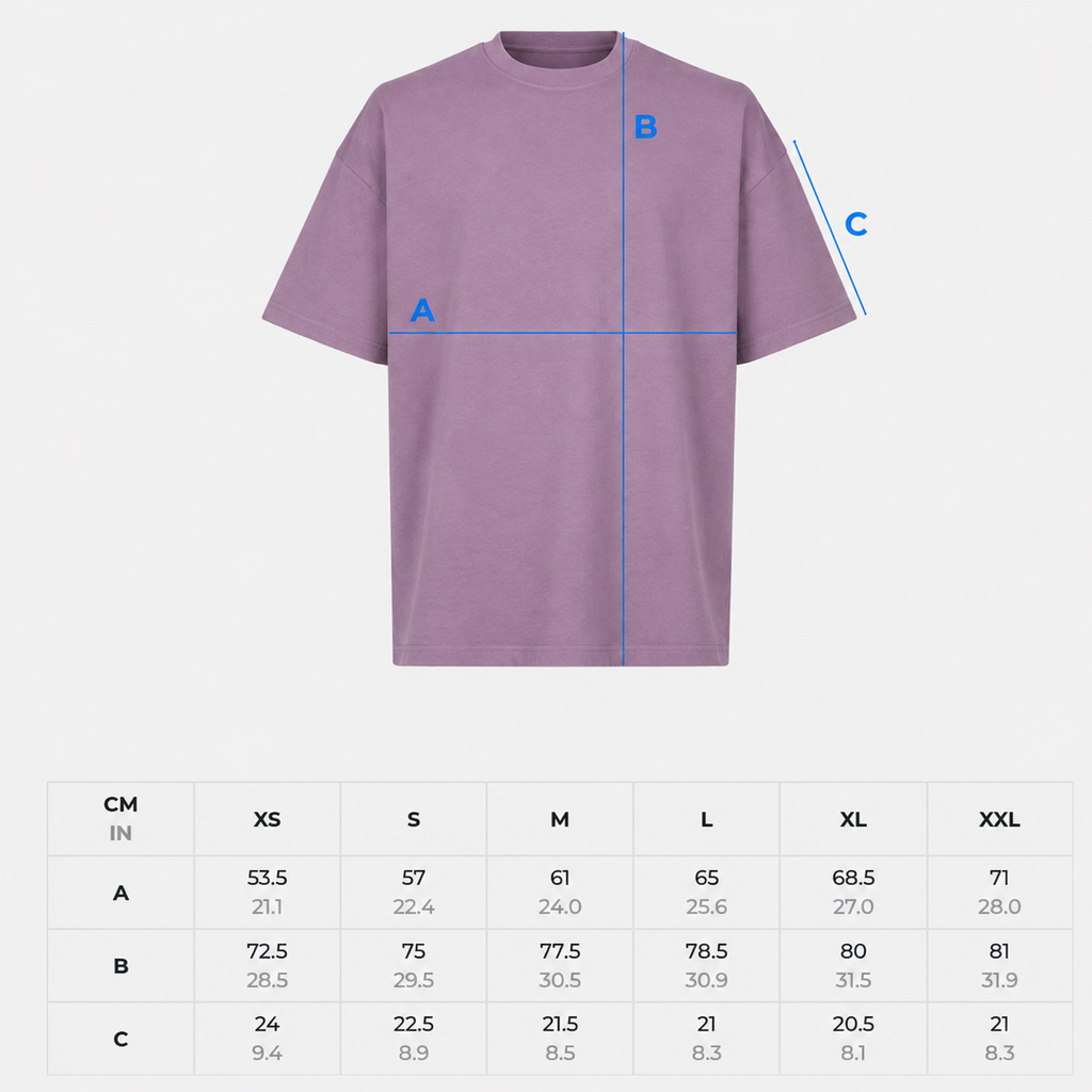 Violettes Oversized T-Shirt «Zurich Est Mon Chouchou» mit kleinem Frontprint und grossem weissem Rückendruck