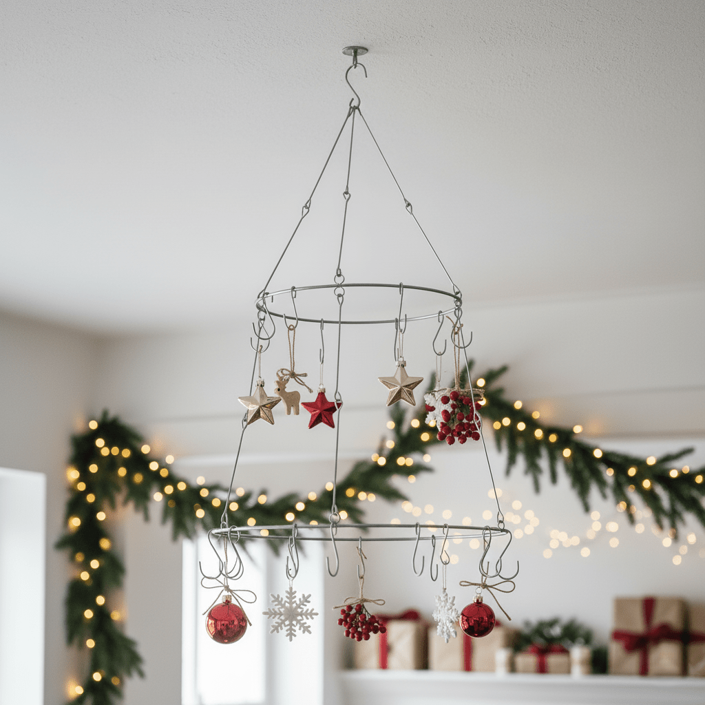 Deko - , Weihnachtsaufhänger mit 15 Haken B 35cm x H 65cm | Arbre de Noël Grand Dekoration von Affari of Sweden