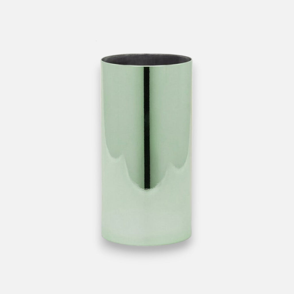 Glasvase, Dekovase aus Glas grün glänzend Zylinderform H 30cm x Ø 15cm | Cylindre Vasen von EDG