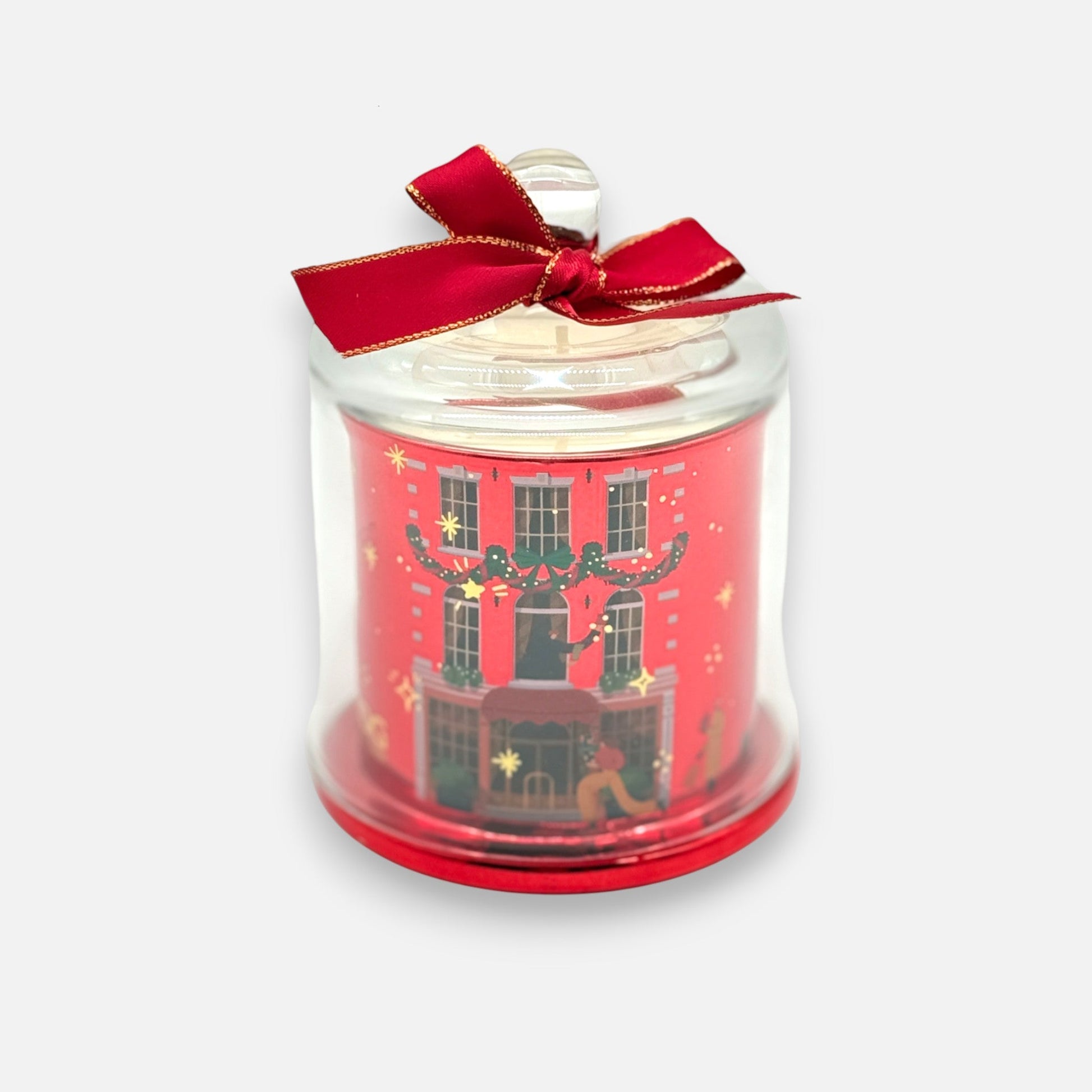 Rue de Rivoli Duftkerze im Glas mit Zimtduft und Geschenkbox, Ø 9cm H 12cm, Weihnachten Kerzenlicht von EDG